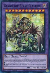 Gladiator Beast Claudius - SUDA-EN038 - Super Rare - 1st Edition